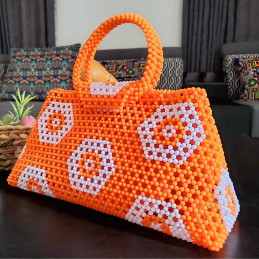 SHEBBAH HANDMADE BEADED HANDBAG